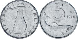 World Coins - Italy, 5 Lire, 1978