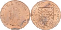 World Coins - Coin, Jersey, Elizabeth II, 1/12 Shilling, 1966, Heaton, , Copper
