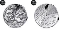 World Coins - France, 20 Euro, L'art de la plume, Alexandre Dumas, 2024, Monnaie de Paris