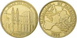 World Coins - France, Token, Avignon, Palais des Papes, 2014, Copper-nickel Aluminium