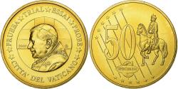 World Coins - Vatican, Medal, 50 C, Essai-Trial Benoit XVI, 2007, Brass,
