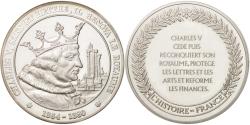 World Coins - France, Medal, Charles V, History, , Silver