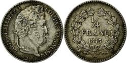 World Coins - Coin, France, Louis-Philippe, 1/4 Franc, 1843, Lille, , Silver