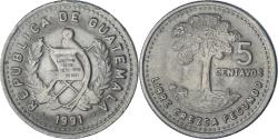 World Coins - Guatemala, 5 Centavos, 1991