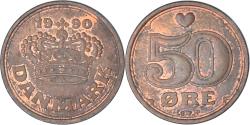 World Coins - Coin, Denmark, 50 Öre, 1990