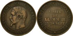World Coins - Coin, France, 10 Centimes, 1853, Lille, , Bronze, KM:M24, Gadoury:249