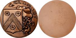 World Coins - France, Medal, Ville de Clamart, Hauts-de-Seine, 1984, Copper, Carrega,