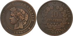 World Coins - France, 10 Centimes, Cérès, 1896, Paris, Bronze, , Gadoury:265a