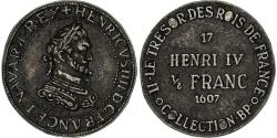 World Coins - France, Token, Collection BP, Demi Franc Henri IV, History, , Copper