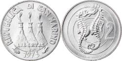 World Coins - Coin, San Marino, 2 Lire, 1975, , Aluminum, KM:41