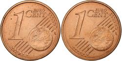 World Coins - France, Euro Cent, Error double observe, Copper Plated Steel,