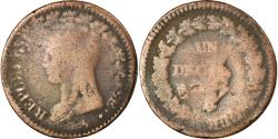 World Coins - Coin, France, Decime, Paris, Surfrappe du Décime, , Bronze, Gadoury:185