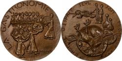 World Coins - France, Medal, La Gastronomie, 1973, Bronze, Charpentier,