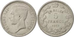 World Coins - Coin, Belgium, 5 Francs, 5 Frank, 1933, , Nickel, KM:97.1