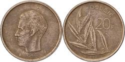 World Coins - Belgium, 20 Francs, 20 Frank, 1982, Nickel-Bronze, , KM:160