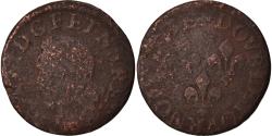 World Coins - Coin, France, Louis XIII, Double tournois de Warin, 1643, Tours