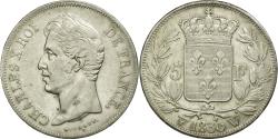 World Coins - Coin, France, Charles X, 5 Francs, 1830, Lille, , Silver, KM:728.13