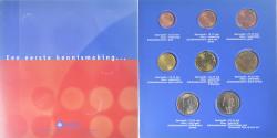 World Coins - Netherlands, Coffret 1c. à 2€, 1999-2001, Utrecht,