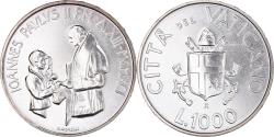 World Coins - Coin, VATICAN CITY, John Paul II, 1000 Lire, 1991, FDC, , Silver