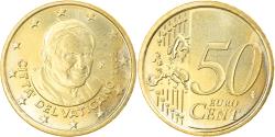 World Coins - VATICAN CITY, 50 Euro Cent, 2008, Rome, , Brass, KM:387