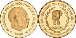World Coins - Ivory Coast, 100 Francs, 1966, Gold, , KM:5