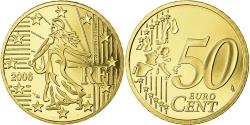 World Coins - France, 50 Euro Cent, 2006, BE, , Brass, KM:1287
