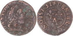 World Coins - Coin, Principality of Dombes, Gaston d'Orléans, Denier Tournois, 1651