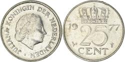 World Coins - Coin, Netherlands, Juliana, 25 Cents, 1977, , Nickel, KM:183