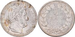 World Coins - Coin, France, Louis-Philippe, 5 Francs, 1834, Rouen, , Silver
