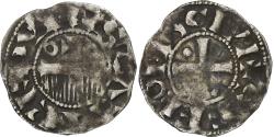 World Coins - County of Champagne, Denier, ca. 1050-1100, Provins & Sens, Billon,