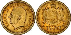 World Coins - Coin, Monaco, 2 Francs, 1943, Paris, , Cupro-Aluminium, Gadoury:134