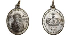 World Coins - France, Medal, Couronnement Notre-Dame de Grâce, 1894, Tin,