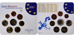 World Coins - Germany, 1 Cent to 2 Euro, 2004, Stuttgart, Set Euro,