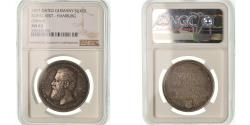 World Coins - Germany, Medal, Séjour de l'archiduc à Hambourg, 1877, Piéfort, graded, NGC
