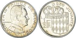 World Coins - Coin, Monaco, 1/2 Franc, 1965