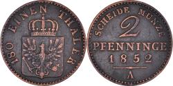 World Coins - Coin, German States, PRUSSIA, Friedrich Wilhelm IV, 2 Pfennig, 1852, Berlin
