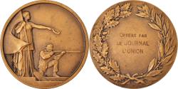 World Coins - France, Medal, Tir, Offert par le Journal l'Union, Fraisse, , Bronze