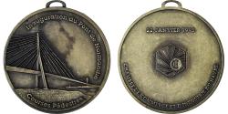 World Coins - France, Medal, Inauguration du Pont de Normandie, Courses Pédestres, 1995