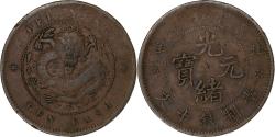 World Coins - China, Chihli Province, Guangxu, 10 Cash, 1906, Copper, , KM:67.3