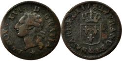 World Coins - Coin, France, Louis XVI, Liard, Liard, 1782, Aix, , Copper, KM:585.15