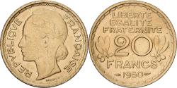 World Coins - France, 20 Francs, Concours de Morlon, 1950, Paris, Pré-série, Bronze-Aluminum