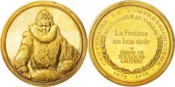 World Coins - France, Medal, French Fifth Republic, Arts & Culture, , Vermeil