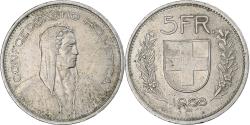 World Coins - Switzerland, Helvetia, 5 Francs, 1968, Bern, , Copper-nickel, KM:40a.1