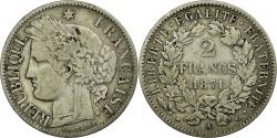 World Coins - Coin, France, Cérès, 2 Francs, 1871, Paris, , Silver, Gadoury:530