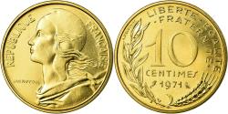 World Coins - Coin, France, Marianne, 10 Centimes, 1971, Paris, , Aluminum-Bronze