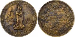 World Coins - France, Medal, Crowning of Notre-Dame de la Garde, Marseille, MDP, Bronze