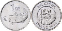 World Coins - Iceland, Krona, 1984, Copper-nickel, , KM:27