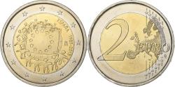 World Coins - Spain, 2 Euro, 30 ans   Drapeau européen, 2015, Bi-Metallic, , KM:New
