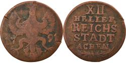 World Coins - Coin, German States, AACHEN, 12 Heller, 1791, , Copper, KM:51