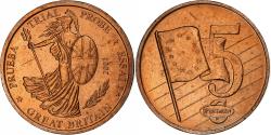 World Coins - Great Britain, 5 Euro Cent, Fantasy euro patterns, Essai-Trial, 2003, Copper